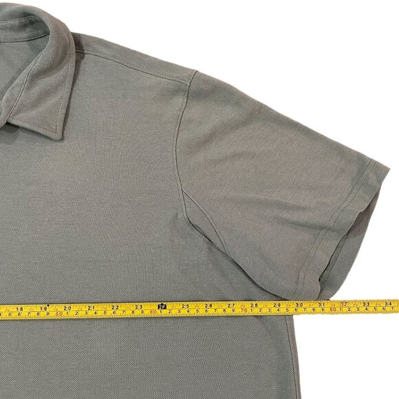 Duluth Trading Men's Relaxed Fit Polo Shirt Size 3XL Green Cotton Blend Casual - Picture 3 of 5